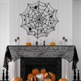 thumbnail image 5 of Halloween Decorations Sets Halloween Tablecloth Spooky Bat Spiderweb Lace, 5 of 5
