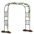 thumbnail image 2 of Slsy Garden Arch Pergola for Climbing Plants, 79 inches long x 87 inches high, Large Garden Arch Pergola for Outdoor Climbing Plants - Suitable for Lawns, Parties, Gardens, Wedding Decorations, 2 of 9