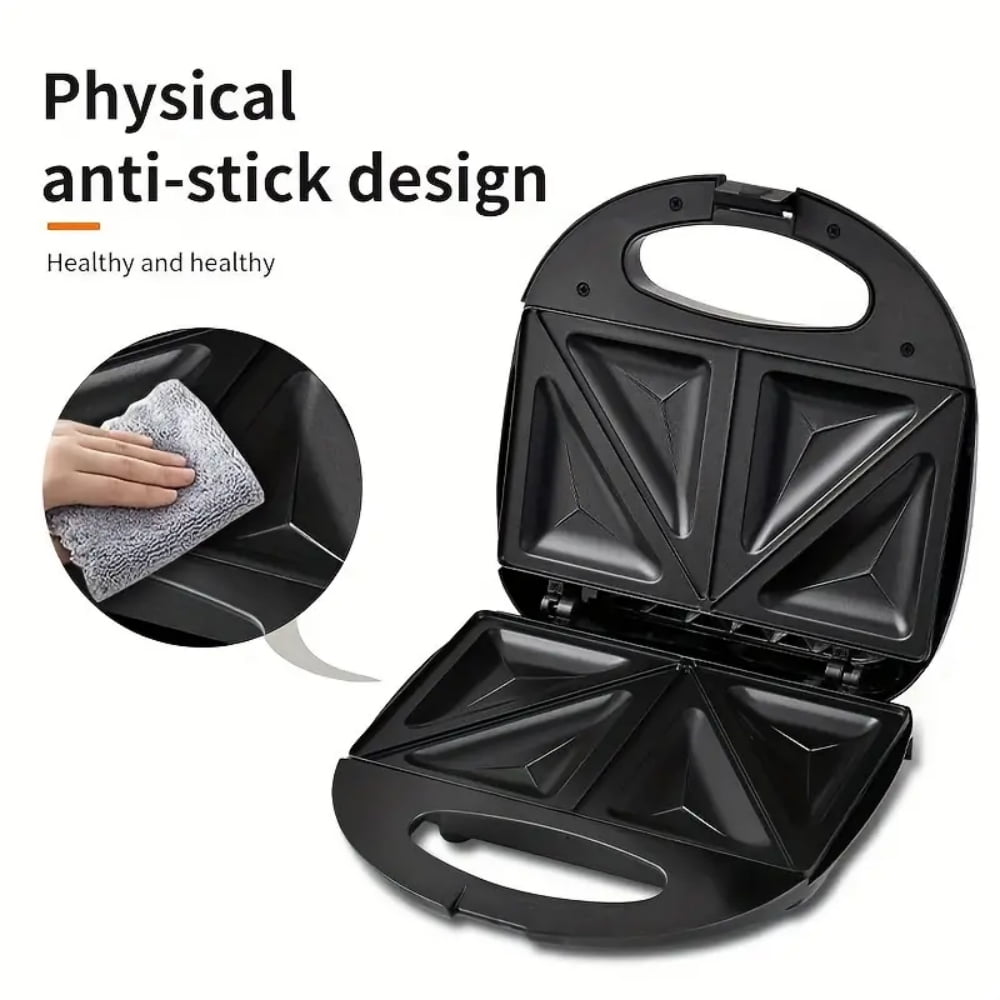 Reemix 3-in-1 Waffle, Grill & Sandwich Maker, Panini Press Grill and Waffle Iron Set with Removable Non-Stick Plates, Perfect for Cooking Grilled