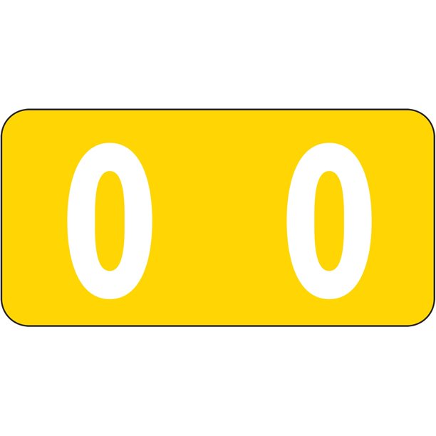 Smead ETSN ColorCoded Numeric Labels