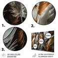 thumbnail image 3 of Designart "Feather Extravaganza Gold III" Glam Feather Metal Wall Art Prints, 3 of 5