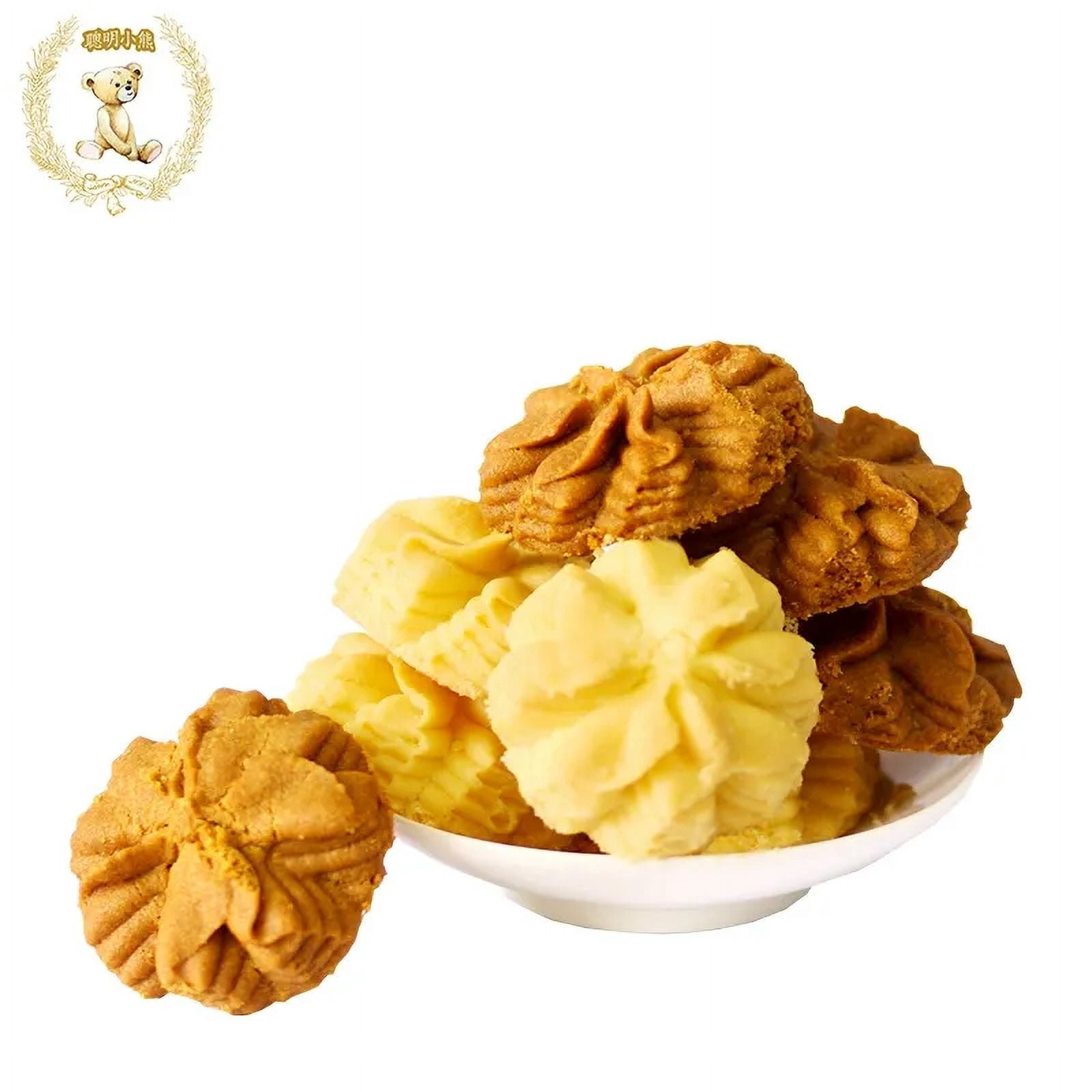Jenny Bakery Chocolate & Butter Floweer Butter Cookies 220g