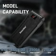 Imazing Portable Car Jump Starter 2500A Peak 20000mAH (Up to 8L Gas/8L Diesel Engine) 12V Auto