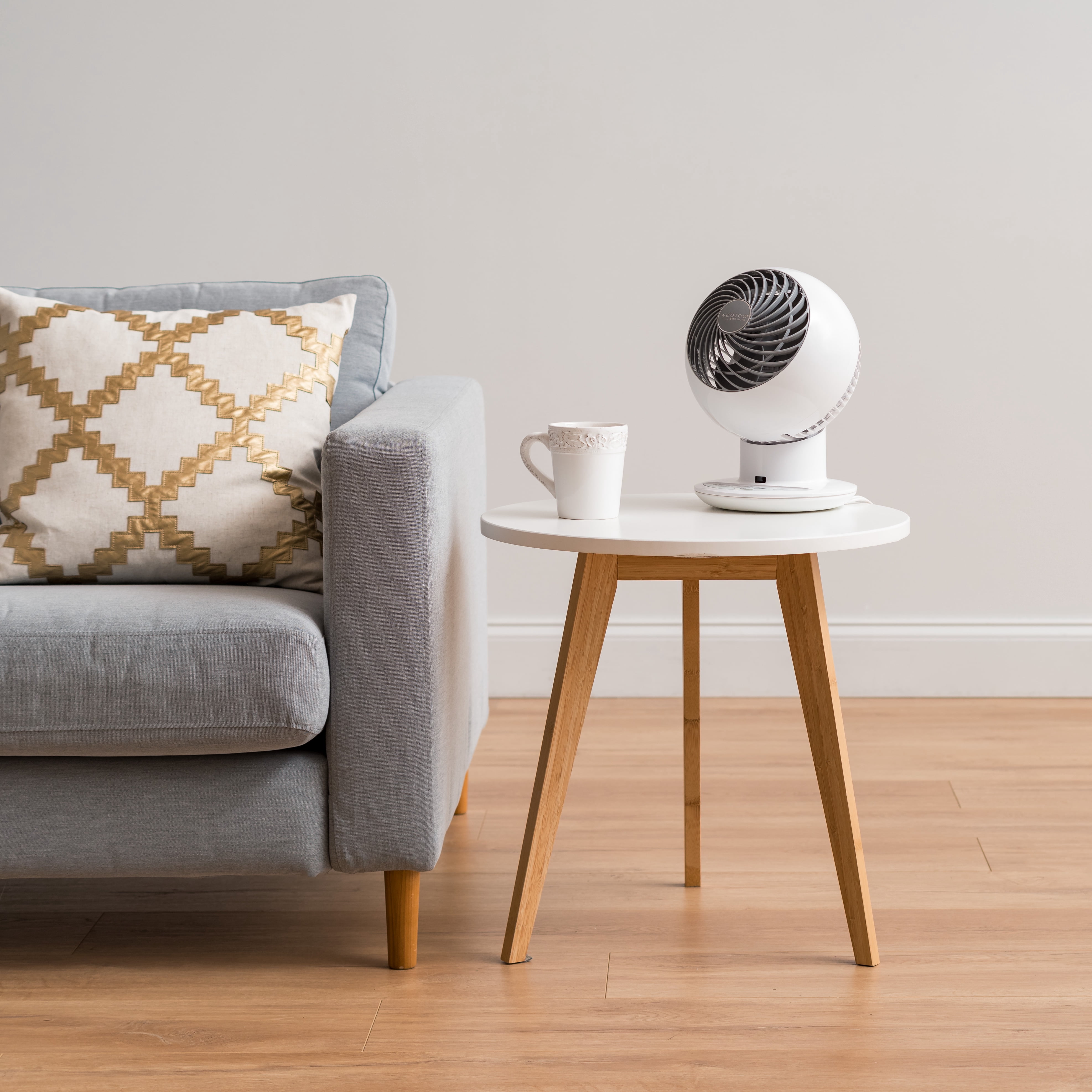 IRIS WOOZOO Fan with Remote, Oscillating Fan, Desk Fan, Table Air Circulator, Globe Fan, Fan for Bedroom, 5 Speeds