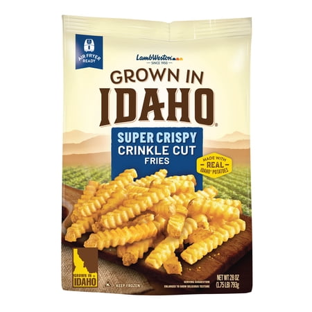 Grown in Idaho® Super Crispy Crinkle Cut Fries, Frozen 28 oz Bag