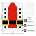 thumbnail image 2 of 2 Pcs Funny Kitchen Towels,Red Christmas Santa Costume Pattern Microfiber Dish Towels,Kitchen Tea Towels,Kitchen Towel Set (18" X 26"), 2 of 7