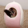thumbnail image 3 of AJZIOJIRO Guinea Pig Hamster Bed Cozy Warm Guinea Pig Hammock for Rat Sugar Glider Chinchilla for Pet to Play and Sleep Cage Supplies Warm House, 3 of 7