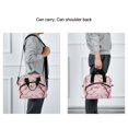 thumbnail image 6 of Lunch Bag Portable Crossbody Meal Bag Cooler Bag Insulated Lunch Bag Food Bag Handheld & Crossbody Design Pink Plum Seamless, 6 of 6