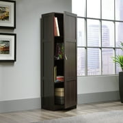 Sauder 60H Raised Panel Doors Storage Pantry, Cinnamon Cherry Finish