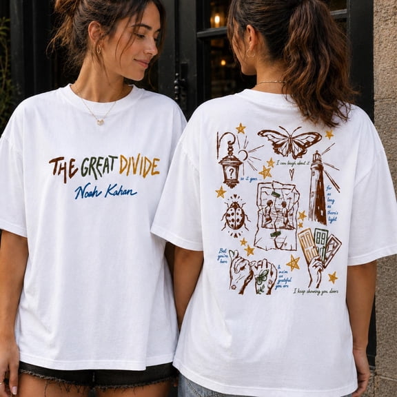 Vintage Divide Tour Inspired Graphic T-Shirt, NK Indie Folk Music Tee, Retro Concert Outfit Shirt, Music Fan Gift for Men and Women