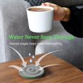 thumbnail image 3 of 6 PCS Natural Diatomaceous Earth Table Coasters for Drinks, 3 of 5