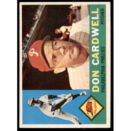 Don Cardwell Card 1960 Topps #384