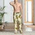 thumbnail image 2 of Rateoe Monkeys and Pinealpples Pattern Men’s Ultra-Soft Comfy Pajama Lounge Pants Sleepwear,Comfortable Lounge Wear,lightweight Pajamas, Casual Home Wear-Large, 2 of 6