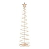 Holiday Time Prelit Spiral Christmas Tree 6 ft, Clear Lights