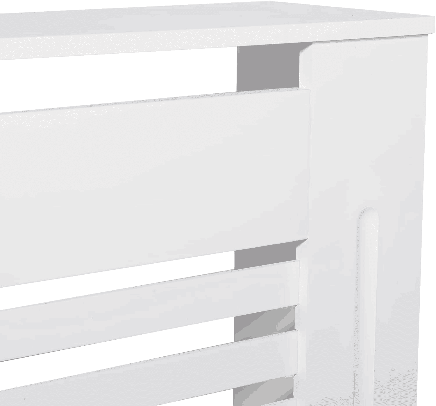 LUVODI 30x7.4x36 inch Horizontal Radiator Cover Grill Shelf Cabinet MDF Wood Modern Traditional Furniture