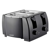 Brentwood Cool Touch 4-Slice Toaster (Black), TS-285