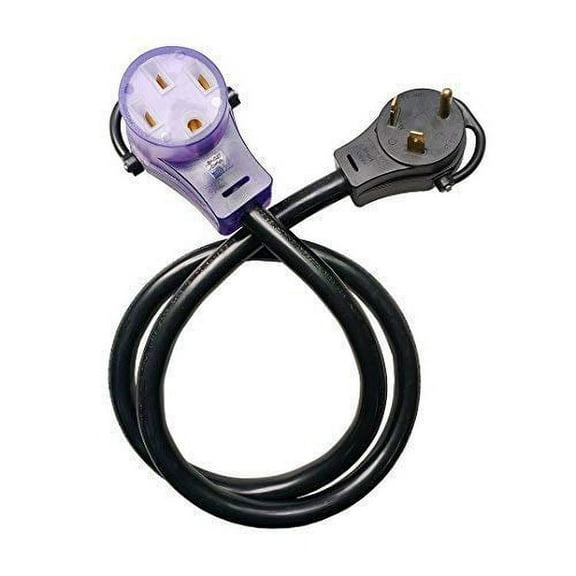 Parkworld 885378B EV Adapter Cord NEMA TT-30P to EV 14-50R (ONLY for EV or Tesla use, NOT for RV) (885378-4FT)