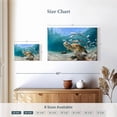 thumbnail image 4 of Elephant Stock Curacao Fish And Turtle Wall Art - Horizontal Canvas Wall Art - Living Room Wall Decor - Animal Canvas - Teal And Blue Decor - 12" x 8", 4 of 8