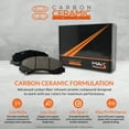 thumbnail image 3 of Max Brakes Rear  Ceramic Pads | KT082152-27, 3 of 6