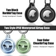 thumbnail image 2 of IPX8 Waterproof Airtag Holder, 6 Pack Apple Air Tags with Keychain, AirTag Case for Dog Collar, Luggage, Keys, Anti-Scratch Full Body Protective Airtag Holder (2*Black,Blue,Pink,Purple,Green), 2 of 5