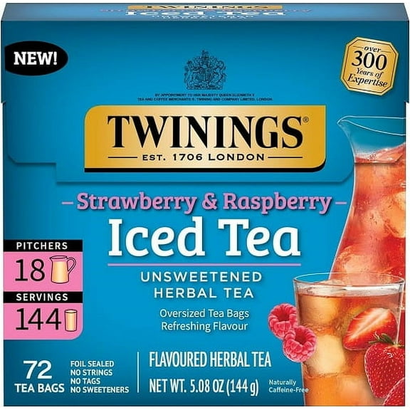 Twinings Of London Iced Tea Strawberry & Raspberry