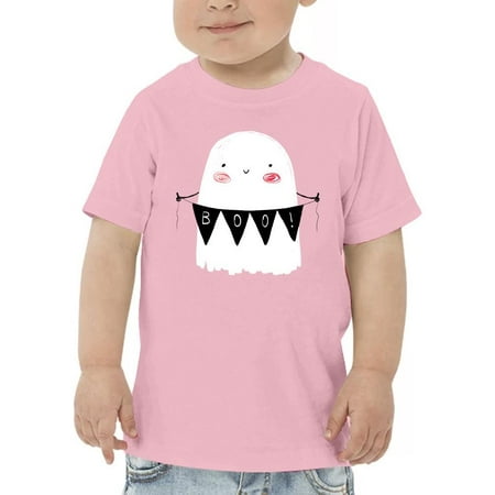 

Cute Halloween Ghost W Banner T-Shirt Toddler -Image by Shutterstock 2 Toddler