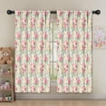 thumbnail image 5 of Blackout Kids Curtains,Pioneer Flower Floral Print Pattern Childrens Insulated Curtains Set Of 2,Bedroom Essentials,Toddler Room Decor 52"x63", 5 of 5