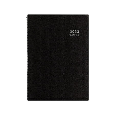 UPC: 0699931905227 | Blue Sky 2022 5.88  x 8.63  Monthly Planner Aligned Black 123852-22
