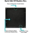 thumbnail image 5 of Tasse Verre 8x8 Rustic White Shadow Box Frame (2-Pack) - Ready to Hang Shadowbox Display - Easy to Use -, 5 of 6