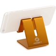 thumbnail image 1 of Honsky Support de Charge Universel Portable en Aluminium pour Bureau Mains Libres Support de Cellulaire Intelligent Support de Tablette, Support de Cellulaire, Support de Téléphone Intelligent, Or, 1 of 7