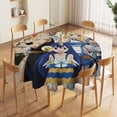 thumbnail image 5 of Fairy Tail Round Tablecloth Print Decorative Table Cover Washable Table Cloths for Dining Party Picnic 60x60in, 5 of 8