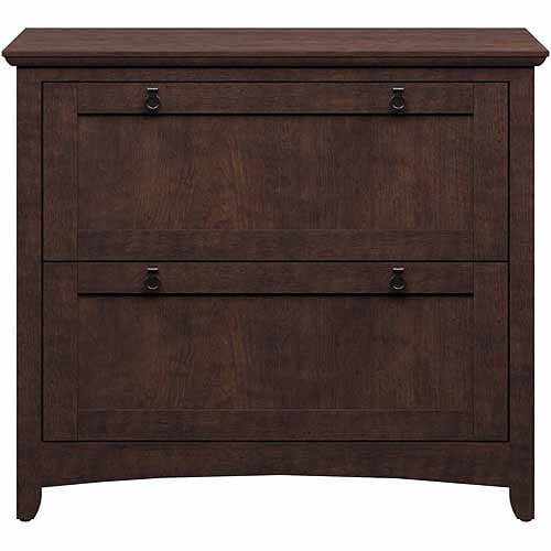 Bush Furniture Buena Vista Lateral File in Madison Cherry