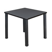 Regency Kee 30" Square Breakroom Table- Grey/ Black