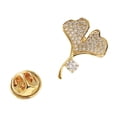 thumbnail image 6 of PENIKOKO Women's Ginkgo Leaf Brooch, Lightweight Golden Metal Pin, Elegant Nature-Inspired Jewelry Accessory, 6 of 6