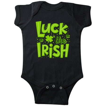 

Inktastic St. Patrick s Day Luck O the Irish Shamrock Replacing O Gift Baby Boy or Baby Girl Bodysuit