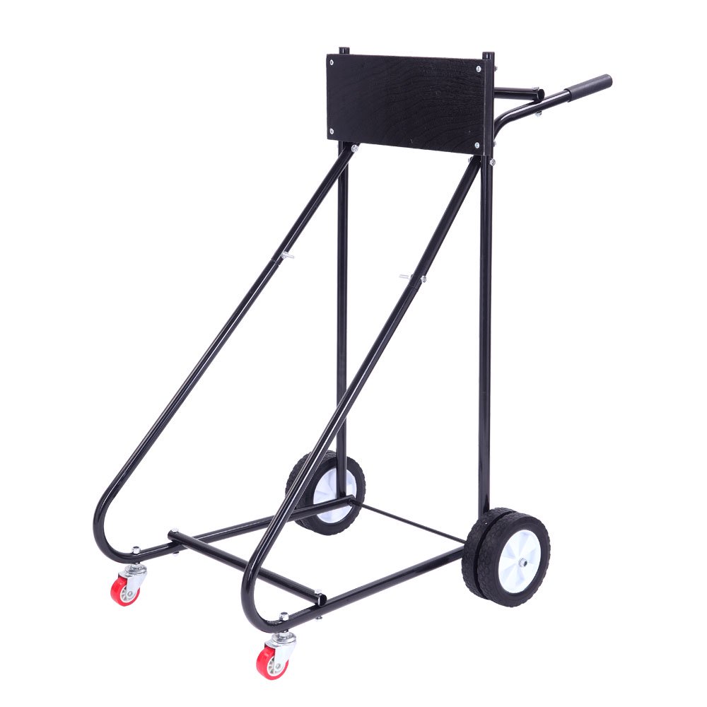 Zimtown Outboard Boat Motor Stand, Engine Carrier Cart Dolly for