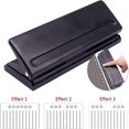 thumbnail image 3 of Industrial 6 Hole Punch Binder Hole Punch 6 hole pitch adjustable hole punch for magazine/document, 3 of 5