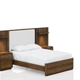 thumbnail image 4 of Bernards Summerfield King Upholstered Wall Bed in Walnut Finish, 4 of 4