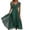 Green, variant on Womens Summer Dresses Chiffon V Neck Splicing Lace Hollow Female Long Bridesmaid Maxi Dress Blue XL