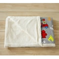 thumbnail image 4 of Kids Firefighter Car Fleece Throw Blanket for Bed Couch Sofa Firemen Engine Vehicle Sherpa Blanket Fire Truck Pattern Plush Blanket Boys Girls Room Decor Soft Lightweight Fuzzy BlanketBaby 30"x40", 4 of 6