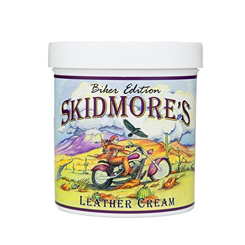 Skidmore's Édition Biker Cuir Crème / Formule Naturelle Nettoie, Conditionne et Protège Votre Moto / Fabriqué aux États-Unis