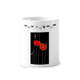 thumbnail image 1 of Linea de arte abstracto circulo rojo flores de amapola Taza de cepillo de dientes, 1 of 3