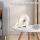 thumbnail image 5 of Ventilador enfriador de aire Ventilador de circulación USB para oficina/hogar/dormitorio (blanco 5 pulgadas), 5 of 8