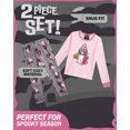 thumbnail image 2 of PJ’s & Pumpkins Girls Pajamas - 2 Piece Long Sleeve Halloween Pajamas and Pants Set (2T-12), 2 of 6