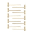 thumbnail image 3 of GROWTH TANK 10Pcs Mini Wooden Hammers Beating Gavel Smooth Finished for Party Game Props 14.5x5cm, 3 of 8