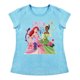 thumbnail image 1 of Playera Para Niña Disney Princesas Cuello Redondo Manga Corta Talla 8 Azul Cielo, 1 of 2
