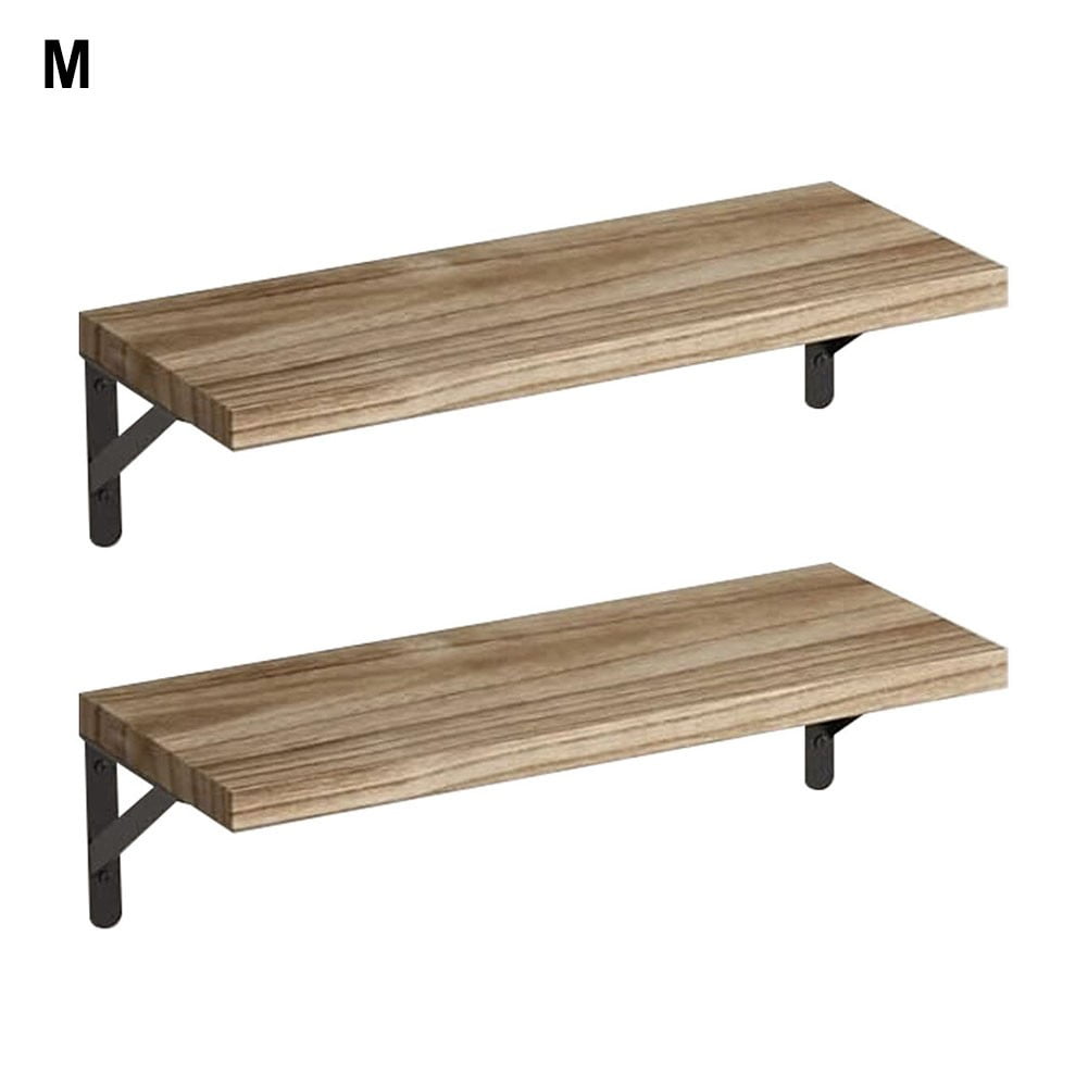 Floating Shelves Rustic Wood Wall Mounted Hanging Shelf for Decor All Rooms