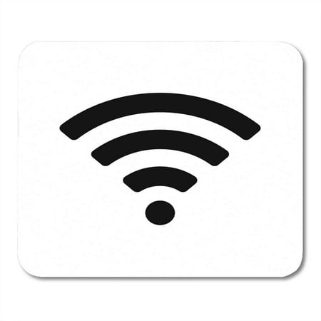 Internet Phone Mouse - LADDKE Symbol WiFi Wireless Internet Access Remote Soundwave Podcast Hotspot Mousepad Mouse Pad Mouse Mat 9x10 inch