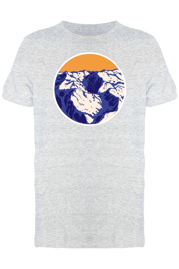 Ice Mountains Round Logo Tee Men's -Image by Shutterstock