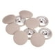 thumbnail image 1 of 10uds 40L Tela Paño Cubierto Botón 25mm Redondo Metal Vástago Costura Botones para Trajes Vestido Blusas, Caqui, 1 of 5